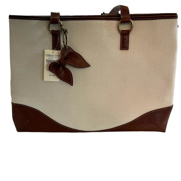 Handbags - Coldwater Creek Butterfly Two Tone 2 Piece Purse